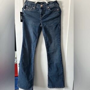 True Religion Women's Boot Cut Jeans in Deep Blue
